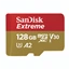 SanDisk Extreme microSDXC 128 GB + SD Adapter 190 MB/s & 90 MB/s A2 C10 V30 UHS-I U3