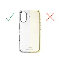 Hama Extreme Protect, kryt pre Apple iPhone 16e, materiál D3O®, nezažltne, priehľadný