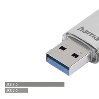 Hama Flash Pen Laeta, USB-C/USB-A 3.1, 64 GB, 40 MB/s, strieborný