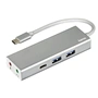 Hama USB-C 3.1 hub Aluminium, 2x USB-A, USB-C, 3,5 mm audio