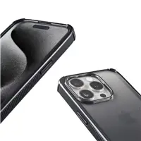 Hama Extreme Protect, kryt pre Apple iPhone 15, materiál D3O®, priehľadný čierny