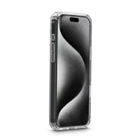 Hama Extreme Protect, kryt pre Apple iPhone 16 Pro Max, materiál D3O, nezažltne, priehľadný