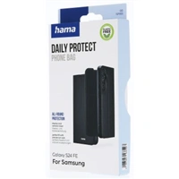 Hama Daily Protect, puzdro-knižka pre Samsung Galaxy S24 FE, funkcia stojanu, čierne