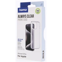 Hama Always Clear, kryt pre Apple iPhone 15 Pro, vždy priehľadný, nezažltne