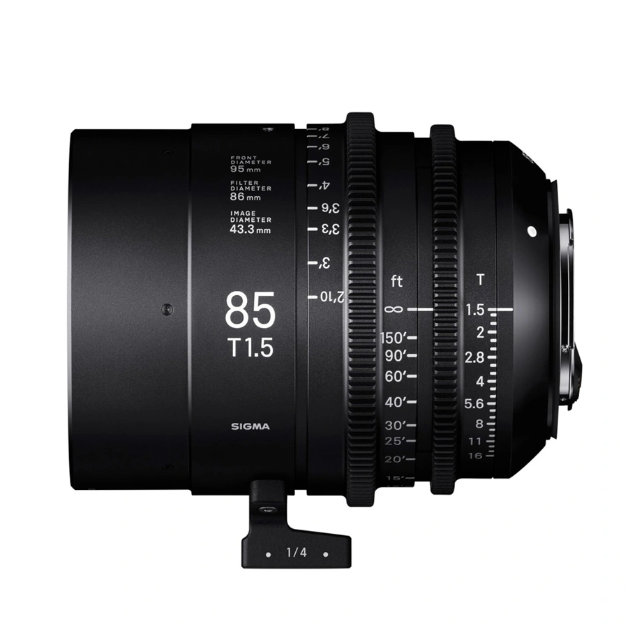 SIGMA CINE 85 mm T1.5 FF FL F/CE METRIC Fully Luminous pre Canon EF