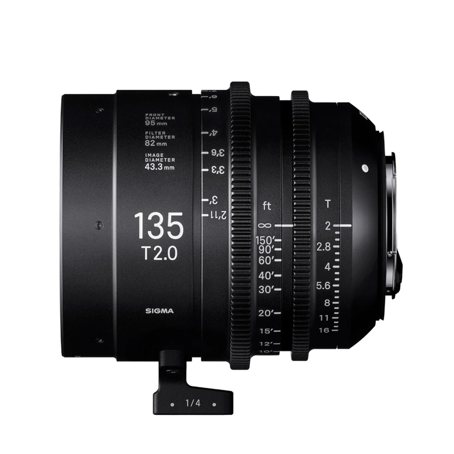 SIGMA CINE 135 mm T2 FF FL F/CE METRIC Fully Luminous pre Canon EF