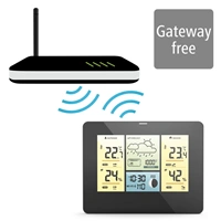 Hama SMART WiFi meteostanica, bezdrôtový senzor, mobilná appka, sieťový zdroj (2. akosť)