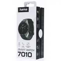 Hama 7010, smart hodinky, GPS, telefonovanie, AMOLED 1,43", vode odolné IP68/3 ATM, antracitové