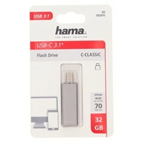 Hama USB flash disk UNI-C  Classic, USB-C 3.1, 32 GB, 70 MB/s