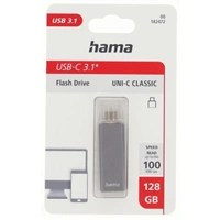 Hama USB flash disk UNI-C  Classic, USB-C 3.1, 128 GB, 70 MB/s