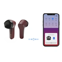 Hama Bluetooth slúchadlá Spirit Unchained, kôstky, ENC, Qi, červená/čierna