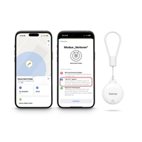 Hama lokalizačný čip/vyhľadávač kľúčov/predmetov, Apple Find My, certifikácia MFi, Bluetooth, biely