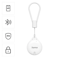 Hama lokalizačný čip/vyhľadávač kľúčov/predmetov, Apple Find My, certifikácia MFi, Bluetooth, 4 ks