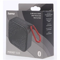 Hama Bluetooth reproduktor Pocket 3.0, čierny 