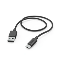 Hama kábel USB-C 2.0 typ A-C 1 m, čierny