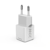 Hama rýchla USB nabíjačka, USB-C PD/QC 20 W, super-mini