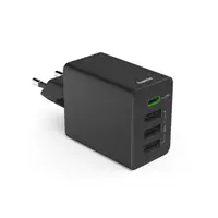 Hama rýchla USB nabíjačka 1x USB-C + 3x USB-A, PD/QC, 35 W