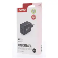 Hama rýchla USB nabíjačka 1x USB-C + 3x USB-A, PD/QC, 35 W