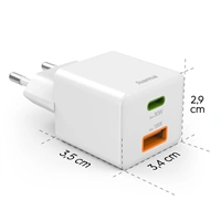 Hama rýchla USB nabíjačka USB-C + USB-A, PD/QC, 30 W (rozbalený)