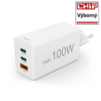 Hama rýchla USB nabíjačka GaN 2x USB-C + USB-A, PD/QC, 100 W