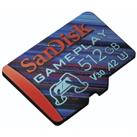 SanDisk GamePlay microSDXC UHS-I Card, 512 GB Gaming microSDXC, 190 MB/s, 130 MB