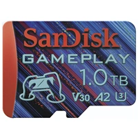 SanDisk GamePlay microSDXC UHS-I Card, 1 TB Gaming microSDXC, 190 MB/s, 130 MB