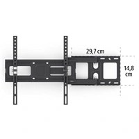 Hama nástenný držiak TV, pohyblivý, 400x400, 35 kg