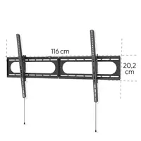 Hama nástenný držiak TV s uhlopriečkou až 120", 1100x600, naklápací, 100 kg