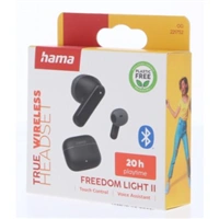 Hama Bluetooth slúchadlá Freedom Light II, kôstky, čierne