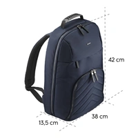 Hama Premium Lightweight, ruksak na notebook, do 41 cm (16,2"), recyklovaný polyester, tmavomodrý