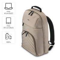 Hama Premium Lightweight, ruksak na notebook, do 41 cm (16,2"), recyklovaný polyester, béžový