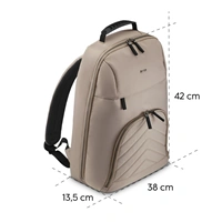 Hama Premium Lightweight, ruksak na notebook, do 41 cm (16,2"), recyklovaný polyester, béžový