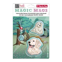 Doplnkový set obrázkov MAGIC MAGS Dog Basty k aktovkám GRADE, SPACE, CLOUD, 2IN1 a KID