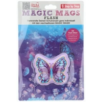 Blikajúci obrázok Magic Mags Flash Butterfly Luna, Step by Step GRADE, SPACE, CLOUD, 2IN1 a KID