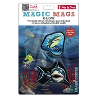 Doplnkový set obrázkov MAGIC MAGS Glow Shark Dexter k aktovkám GRADE, SPACE, CLOUD, 2v1 a KID