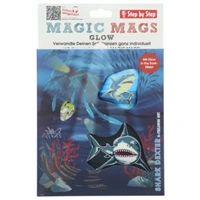 Doplnkový set obrázkov MAGIC MAGS Glow Shark Dexter k aktovkám GRADE, SPACE, CLOUD, 2v1 a KID