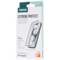 Hama Extreme Protect, ochranné sklo na displej pre Apple iPhone 15 Plus, licencia D3O