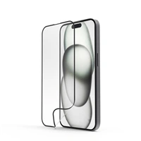 Hama Super Hybrid, nerozbitné ochranné sklo na displej pre Apple iPhone 15, licencia D3O