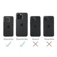 Hama Cam Protect, ochranné sklo fotoaparátu pre Apple iPhone 15 Pro/15 Pro Max, priehľadné