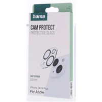 Hama Cam Protect, ochranné sklo fotoaparátu pre Apple iPhone 14/14 Plus, priehľadné