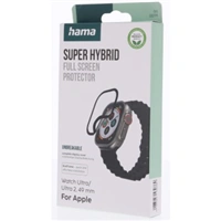 Hama Super Hybrid, ochrana displeje pro Apple Watch Ultra/Ultra 2, 49 mm, nerozbitná