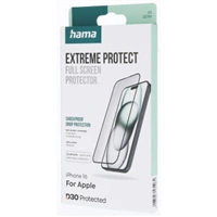 Hama Extreme Protect, ochranné sklo na displej pre Apple iPhone 16, licencia D3O