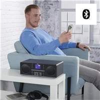 Hama digitálne rádio DR1560CBT DAB/DAB+/FM/CD/Bluetooth/Rx