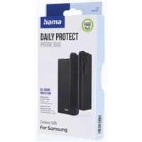 Hama Daily Protect, puzdro-knižka pre Samsung Galaxy S25, funkcia stojanu, čierne