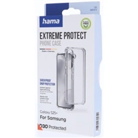 Hama Extreme Protect, kryt pre Samsung Galaxy S25+, materiál D3O, nezažltne, priehľadný