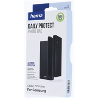 Hama Daily Protect, puzdro-knižka pre Samsung Galaxy S25 Ultra, funkcia stojanu, čierne